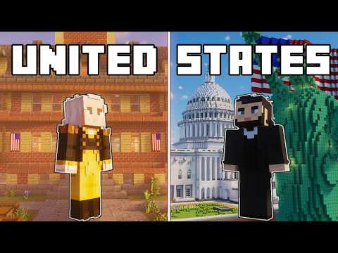 United States ENTIRE History - Portrayed by Minecraft