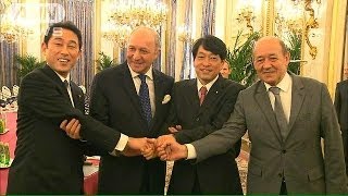 中国念頭に・・・日仏2＋2、安保分野の連携強化で一致(14/01/10)