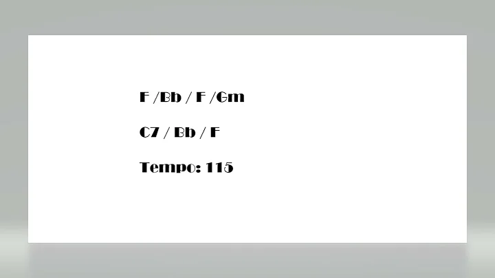 F Funk- Backing Track (115 Bpm)