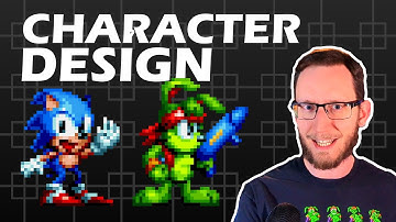 Make Sonic Character Designs in Pixel Art!