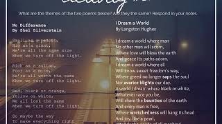 Theme in Poetry Activity 2