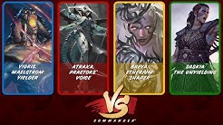 Commander VS S5E6: Yidris vs Atraxa vs Breya vs Saskia