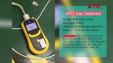 Concentration detection of pesticides gas (Bromomethane, CH3Br)