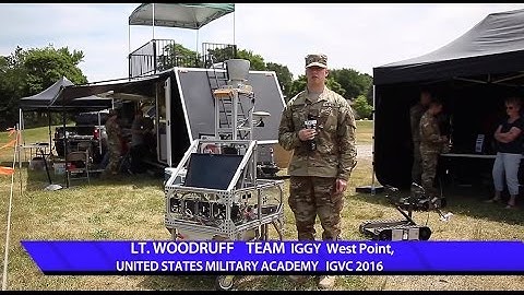 LT. WOODRUFF    TEAM  IGGY  West Point,  IGVC 2016