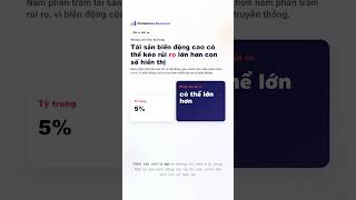 Vì sao nên phân bổ 5% crypto trong danh mục? #crypto #dautu #chungkhoan