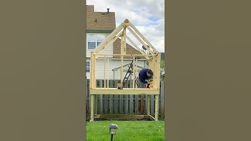 Playhouse #diy #diyprojects #playhouse #tinyhouse #backyard #build #construction #kids #rental
