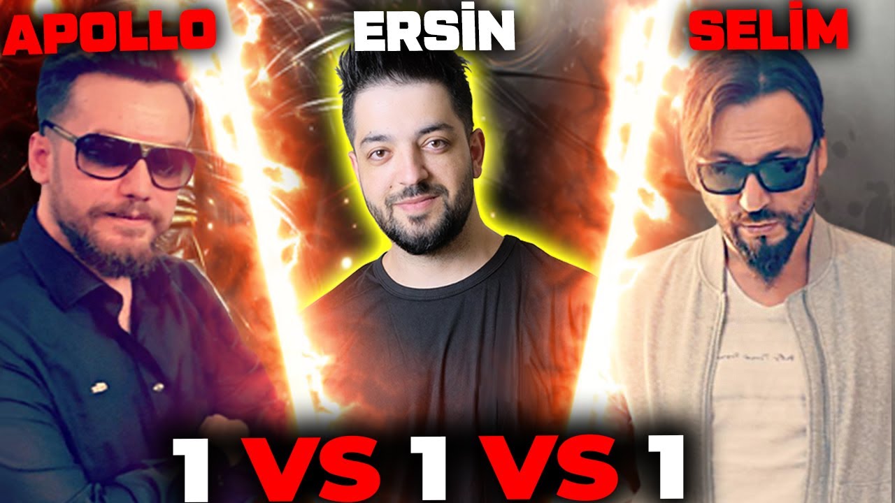 1 VS 1 VS 1 -APOLLOO VS TAKLAKİNG VS ERSİN YEKİN (KOMİK ANLAR)