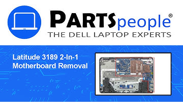Dell Latitude 3189 2-In-1 (P26T001) Motherboard How-To Video Tutorial