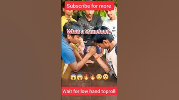 Intense Armwrestling Showdown: Hook vs. Low Hand Toproll Battle of Attitudes! #shorts