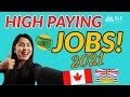 TOP 5 HIGH PAYING JOBS IN CANADA 2021 - for immigrants and international students in Canada (BC)