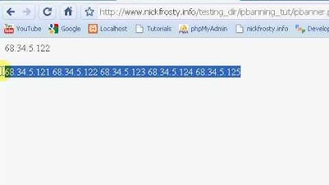 PHP Tutorials // IP Blocker
