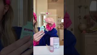 Try on my new Spa Headband with me grwm skincare headband