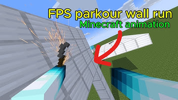 FPS Minecraft parkour test animation ┃ MineImator