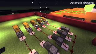 Minecraft Automatic Random Fireworks