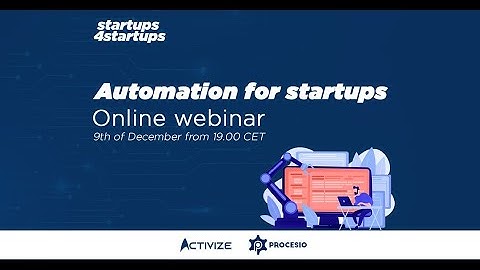 No/Low-Code Automation for Startups - webinar recording
