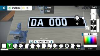 How to make simple plate number in car parking multiplayer | 2024 | Mr Gamerz screenshot 4