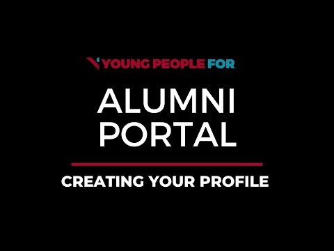 Alumni Portal How-To | Creating your Profile