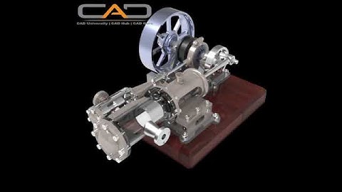 Horizontal Mill Steam Engine Mechanism