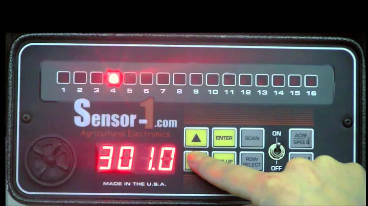 1-16 row Population Monitor Set-Up