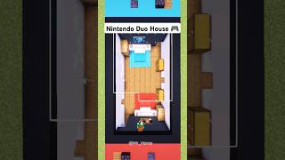 Nintendo Duo House in Minecraft ⚒  #shorts