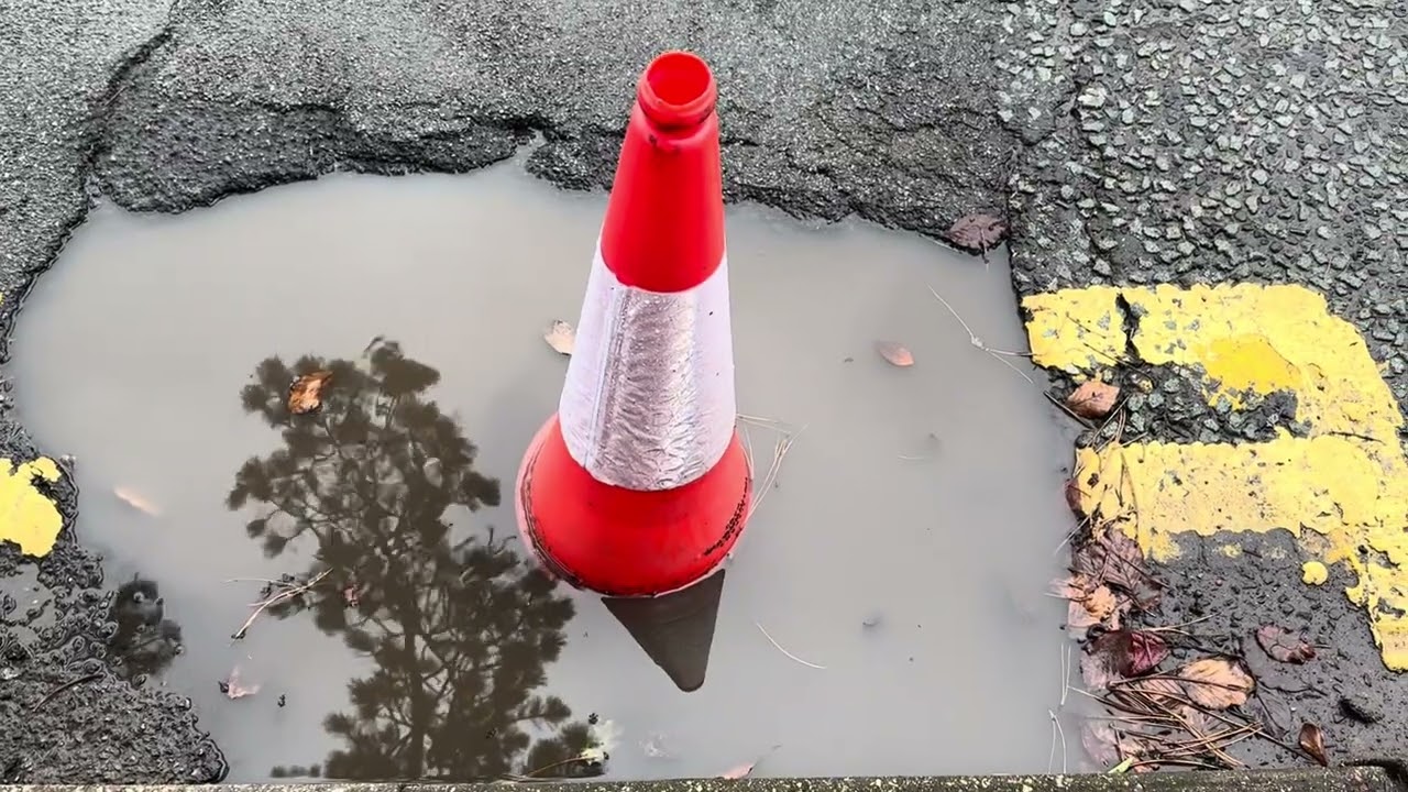 Shocking newly repaired road!!!