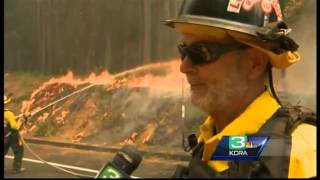 Fire near Yosemite triples in size overnight to 84+ square miles
