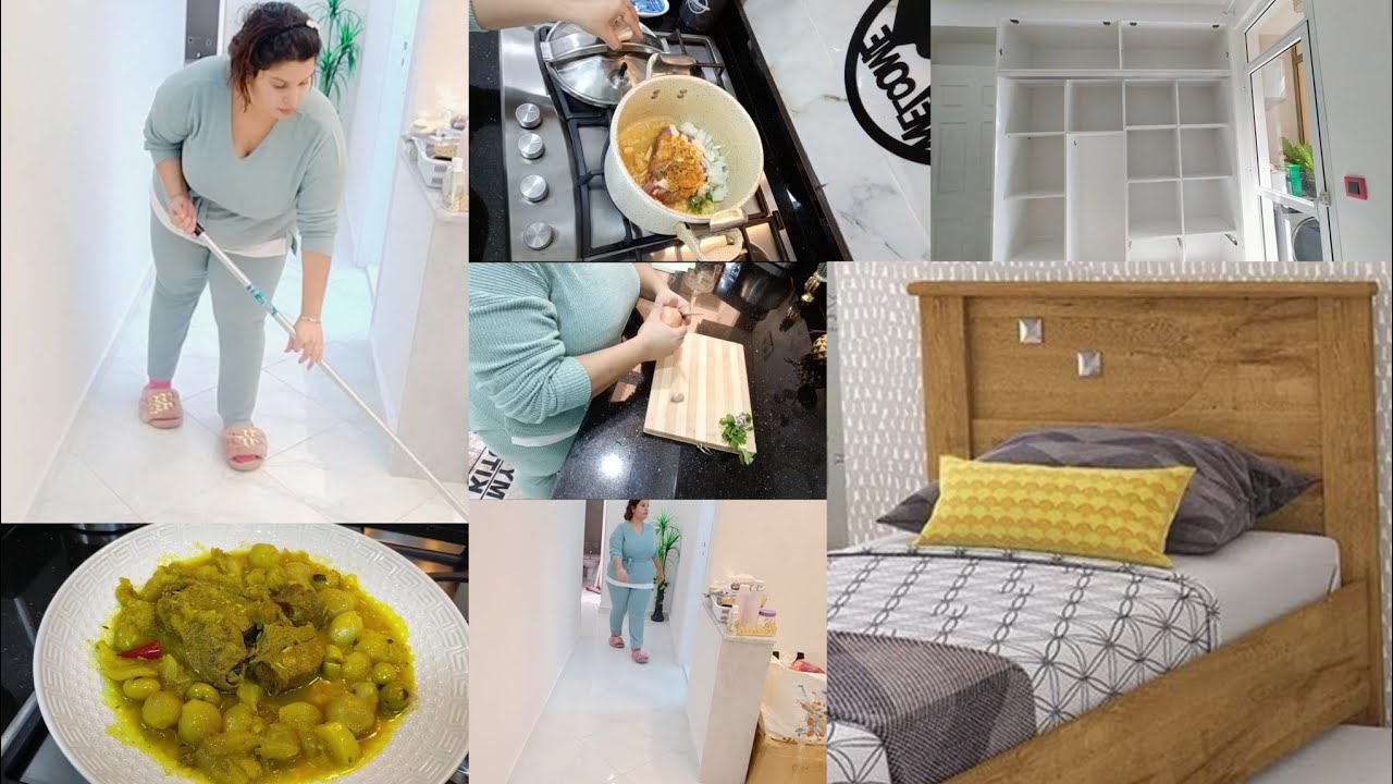 واخيرا غرفة نومي وجدات احلامي كتحقق 🤲انا فرحانة بزاف🥳طلعات كتحمق روتين خفيف مريقة البصل🧅