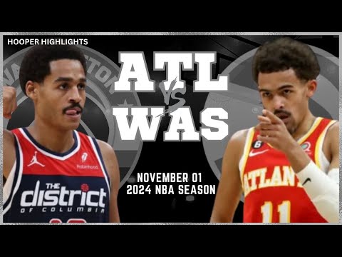 Washington Wizards vs Atlanta Hawks Full Game Highlights | Nov 1 | 2024 NBA Season