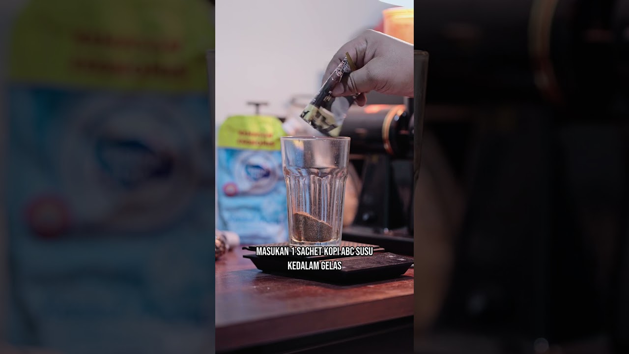 TUTORIAL bikin kopi ABC susu untuk pemula 