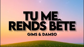 Gims Ft Damso - Tu Me Rends Bête Paroles Lyrics