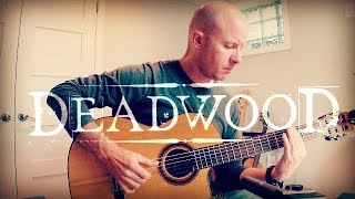 Video thumbnail of "Deadwood Theme | fingerstyle guitar + TAB"