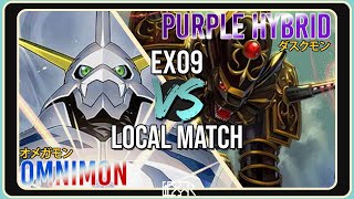 Omnimon vs Purple Hybrid [Digimon TCG EX9 Local Match] Match Commentary