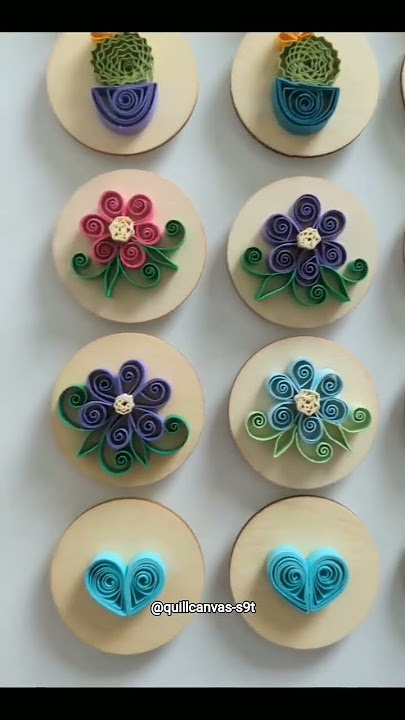 Easy quilling flower ✨#shortvideo #flowers #quillingart #papercraft