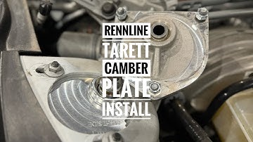 Porsche GT4 Camber Plate Install - Rennline Tarett Camber Tops 981 991 718 GT3 GT4 GT4RS Spyder