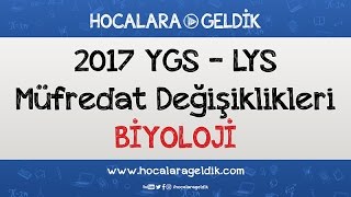 2017 YGS - LYS Müfredat Değişiklikleri - Biyoloji screenshot 1