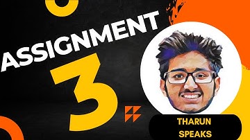 Assignment-3 || Documentary edit || Cohort 5.0 || TharunSpeaks