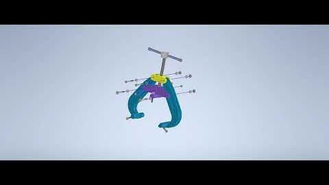 Pipe Clamp - Autodesk Inventor -  Piotr Blaut Project CIT