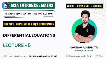DU 2022 Topic Wise  PYQ Discussion | Differential Equations  | L5 | IFAS