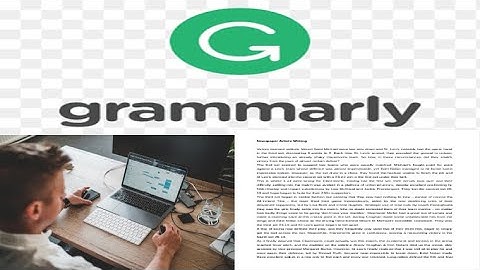 Grammarly, Get the best of your article error corrections with Grammarly
