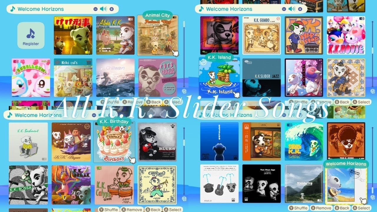 All K.K. Slider Songs in Animal Crossing New Horizons!