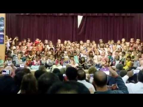 Kindergarten music performance at jacob wismer elementary school in 2016