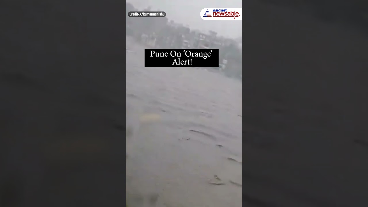 WATCH | Heavy Rainfalls And Overflowing Mula Mutha River In Pune, IMD Issues ‘Orange” Alert