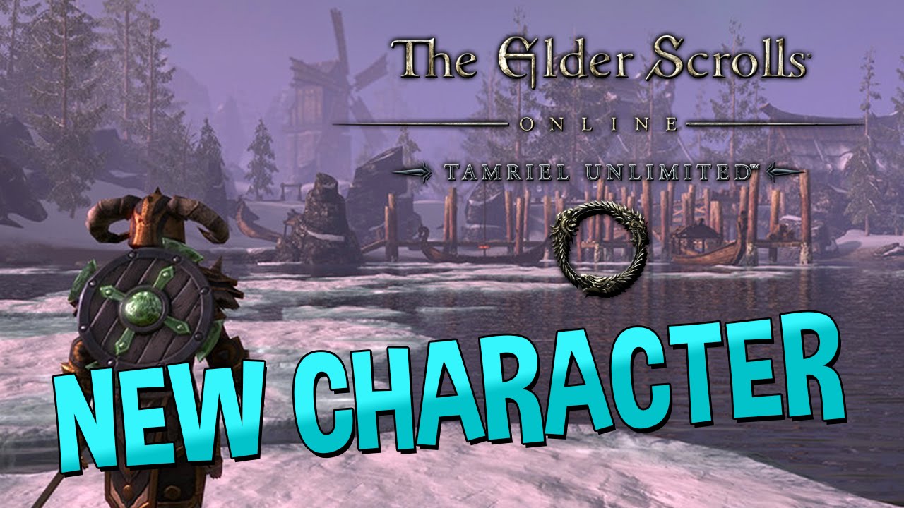 First Playthrough Ever The Elder Scrolls Online ESO - YouTube