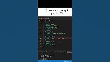 Cómo crear una api con json server parte 2 #programacion #webdesign #desarrolloweb