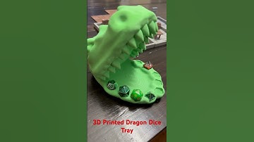 3D Printed Dragon Dice Tray #3d printed #dnddice #dnd #rpg
