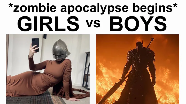 BOYS VS GIRLS MEMES ZOMBIE APOCALYPSE V5