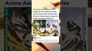 Crunchyroll Secretly Rigged Anime Awards Ratio To Favor Big Shonen