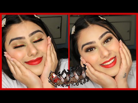 christmas makeup look