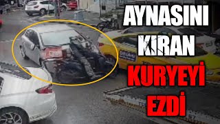 TARTIŞTIĞI KURYEYİ EZEN ŞOFÖR