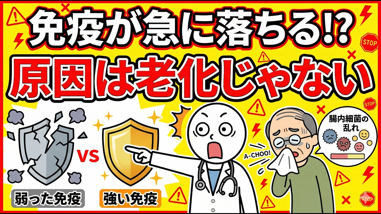 40代から免疫が落ちる本当の原因…実は「老化」ではなかった